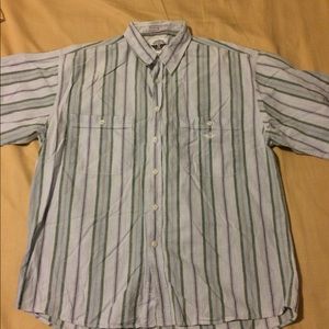 Dockers shorts sleeve button down shirt size Large